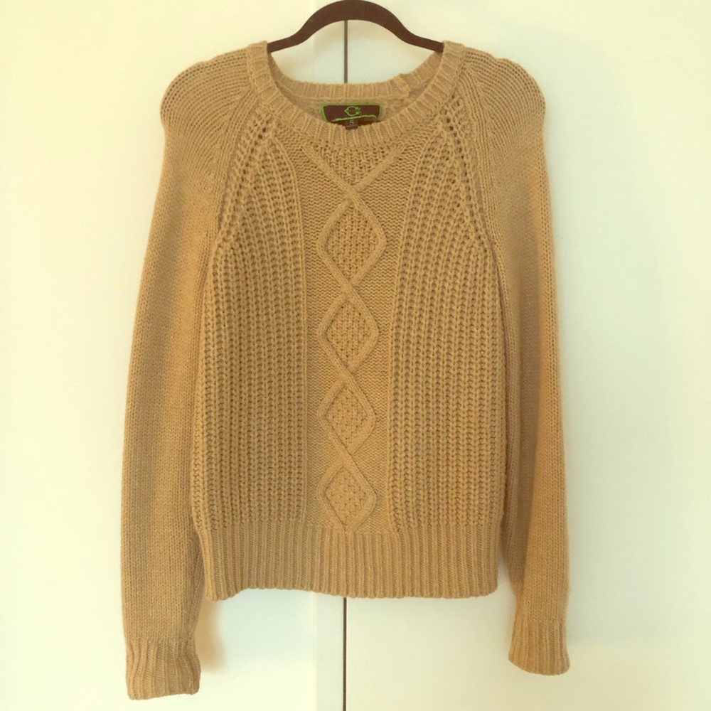 C Wonder Cable Knit Sweater - Size S